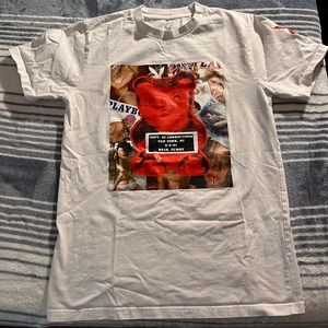 White Mens Playboy Shirt